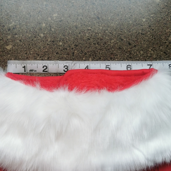 XL dog coat Red White Black Deer Fleece nylon New no tags snowflake fake fur - Picture 8 of 12